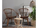 loft24 Rattanstuhl Kello 2er-Set Rattangeflecht maritim Bild 2