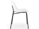 loft24 Stuhl Orca Set 2 St. Schwarz/Weiß Kunststoff Metall Bild 3