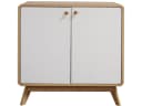 loft24 Beistellschrank Caitlin 2 Türen Skandinavisches Design Beige Bild 1
