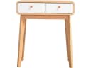 loft24 Konsolentisch Caitlin Beige 2 Schubladen Skandinavisches Design Bild 1