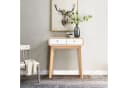 loft24 Konsolentisch Caitlin Beige 2 Schubladen Skandinavisches Design Bild 2