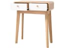 loft24 Konsolentisch Caitlin Beige 2 Schubladen Skandinavisches Design Bild 3