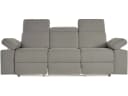 loft24 Relaxsofa 3-Sitzer Richard Grau Stoff Bild 1