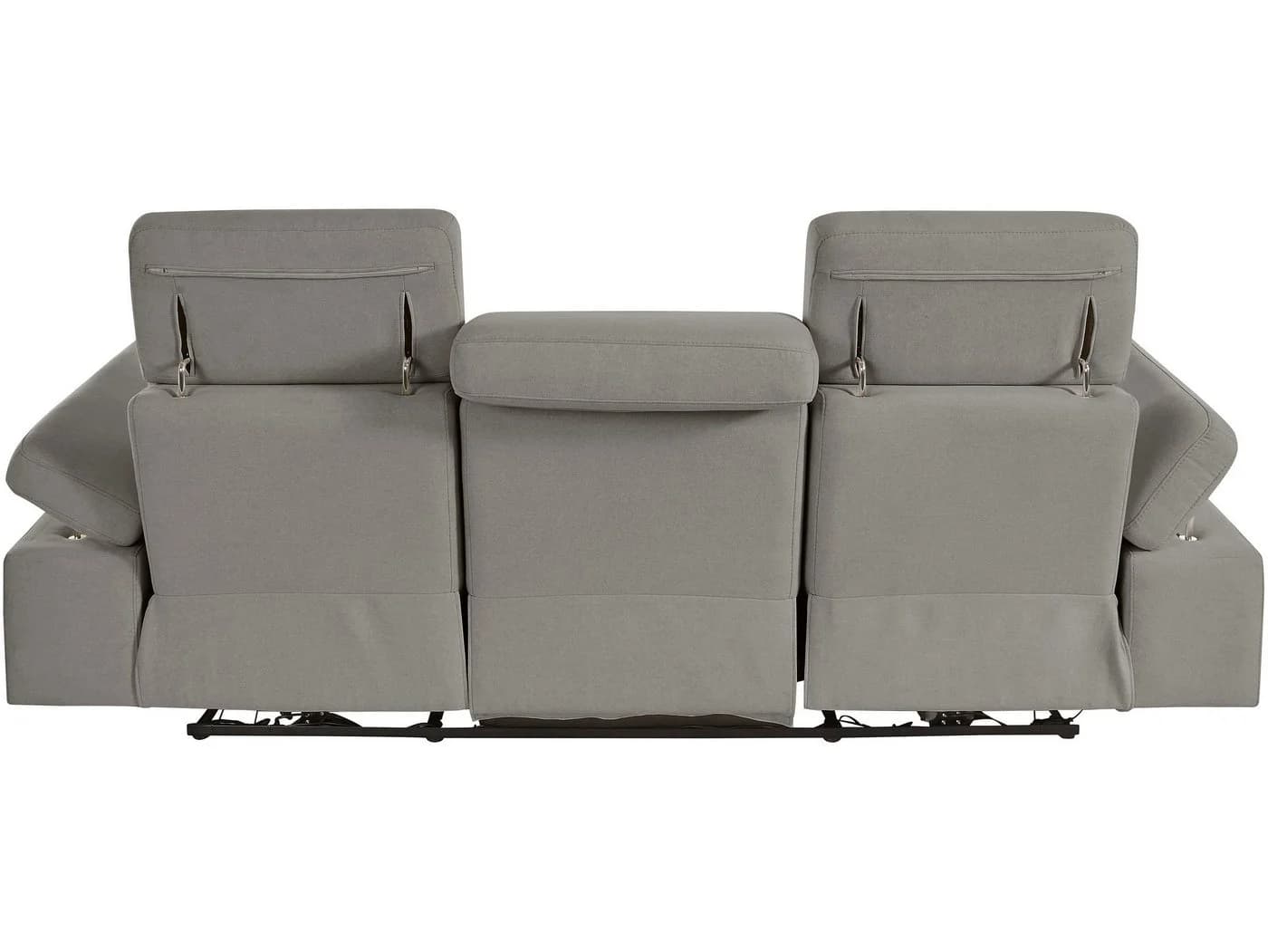 loft24 Relaxsofa 3-Sitzer Richard Grau Stoff - Bild 3