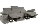 loft24 Relaxsofa 3-Sitzer Richard Grau Stoff Bild 4