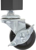 loft24 Beistelltisch Phoebe Schwarz Metall mit Rollen Industrial Bild 3