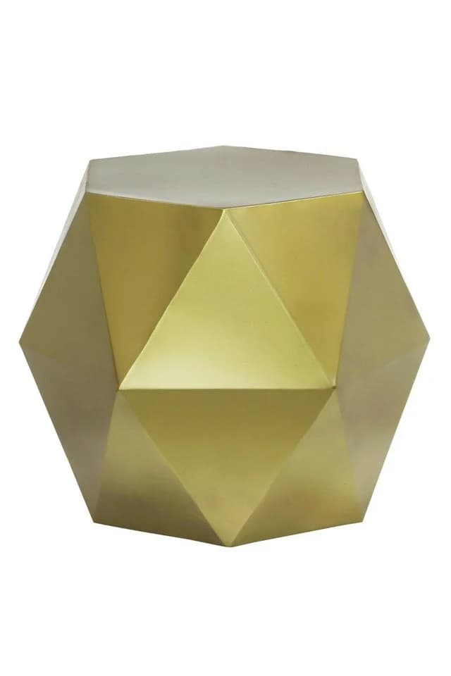 loft24 Beistelltisch Diya Metall Bronze Couchtisch Modern