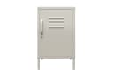loft24 Nachtschrank Bradford Grau Metall Retro Look Bild 1