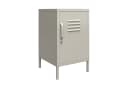 loft24 Nachtschrank Bradford Grau Metall Retro Look Bild 2