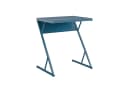 loft24 Schreibtisch mit Metallgestell und Regal blau Bild 2