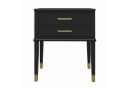 loft24 Beistelltisch Westerleigh mit Schublade Schwarz Bild 2