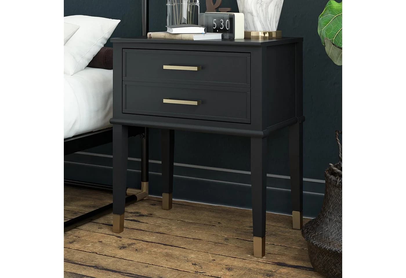 loft24 Beistelltisch Westerleigh mit Schublade Schwarz - Bild 5