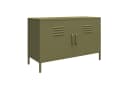 loft24 Sideboard Bradford Metall 2 Türen Olivgrün Bild 2