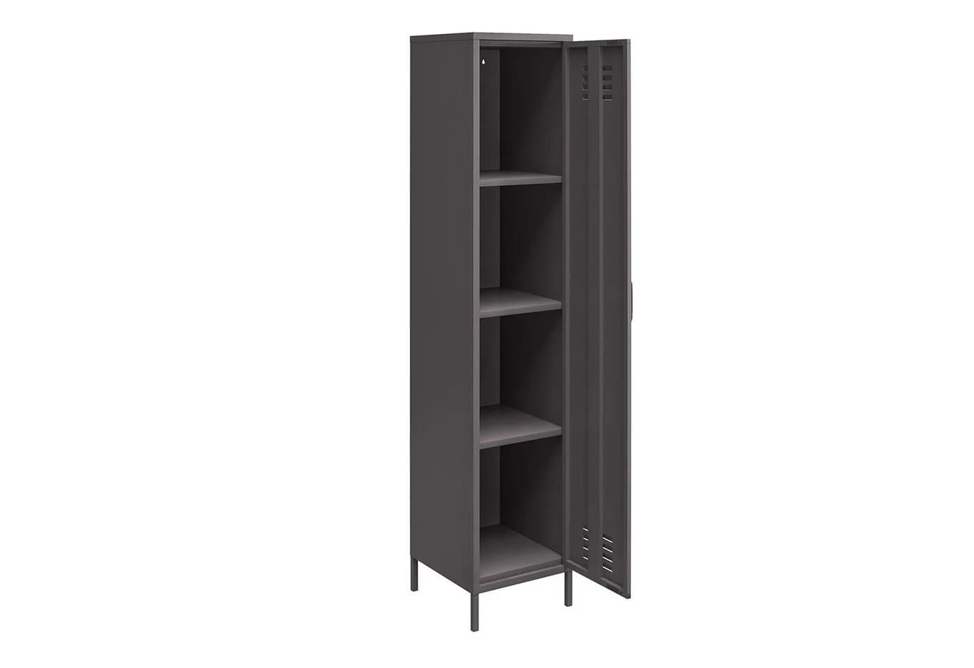 loft24 Spind Bradford Metall Grau - Bild 3