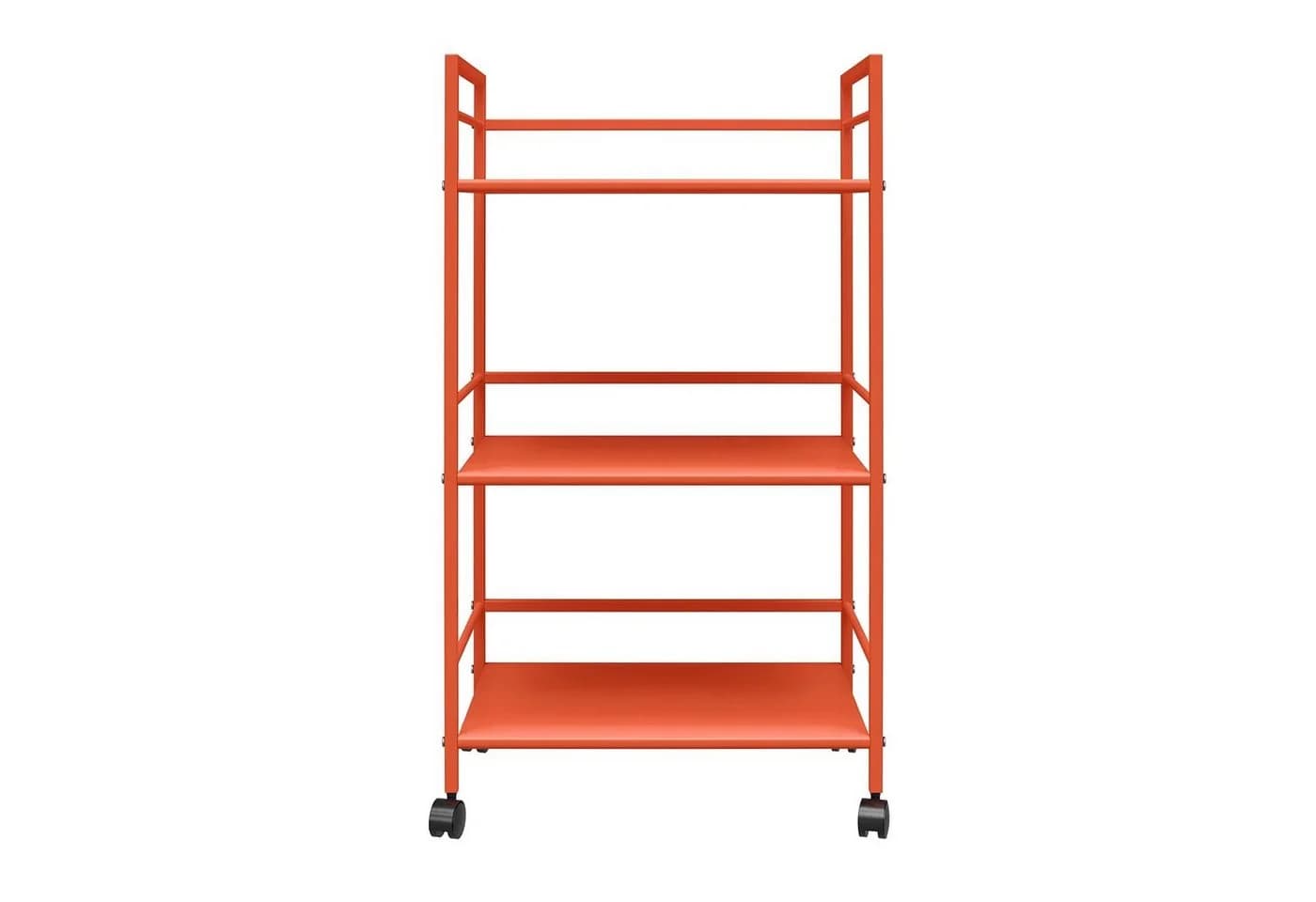 Mid.you Servierwagen Cache Orange Metall Rechteckig
