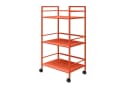 Mid.you Servierwagen Cache Orange Metall Rechteckig Bild 4