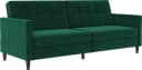 DOREL HOME Hartford II 3-Sitzer Sofa mit Bettfunktion Dunkelgrün Bild 4