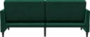 DOREL HOME Hartford II 3-Sitzer Sofa mit Bettfunktion Dunkelgrün Bild 5