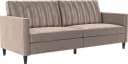 DOREL HOME Celine 3-Sitzer Sofa Taupe Samtvelours Verstellbar Bild 4
