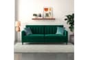 DOREL HOME Celine 3-Sitzer Sofa Dunkelgrün Verstellbar Bild 2