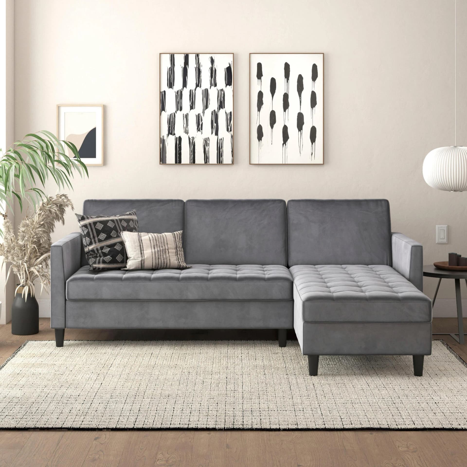 Ecksofa im nordamerikanischen Stil