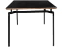 loft24 Esstisch Samuel Schwarz Holzoptik Metallgestell Bild 3