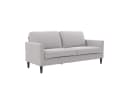 loft24 Sofa Mr. Kate 3-Sitzer Couch hellgrau Stoff Bild 1