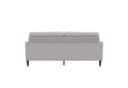 loft24 Sofa Mr. Kate 3-Sitzer Couch hellgrau Stoff Bild 3