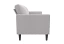 loft24 Sofa Mr. Kate 3-Sitzer Couch hellgrau Stoff Bild 5