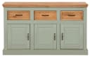 OTTO HOME Sideboard Selma Salbei Grün Massivholz Bild 1
