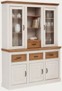 Buffet OTTO HOME Selma Weiß Massivholz mit Glas Bild 1