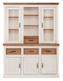 Buffet OTTO HOME Selma Weiß Massivholz mit Glas Bild 3