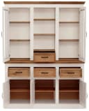 Buffet OTTO HOME Selma Weiß Massivholz mit Glas Bild 4