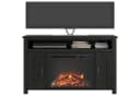 loft24 Kaminumbauschrank Farmington Sideboard mit Elektrokamin Schwarz Bild 3