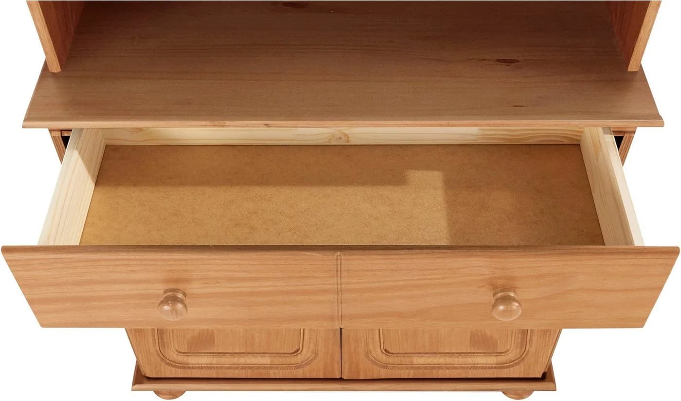OTTO HOME Buffet Mette Braun Massivholz mit 4 Türen - Bild 5