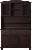OTTO HOME Buffet Mette Dunkelbraun Massivholz mit Schubladen Bild 1