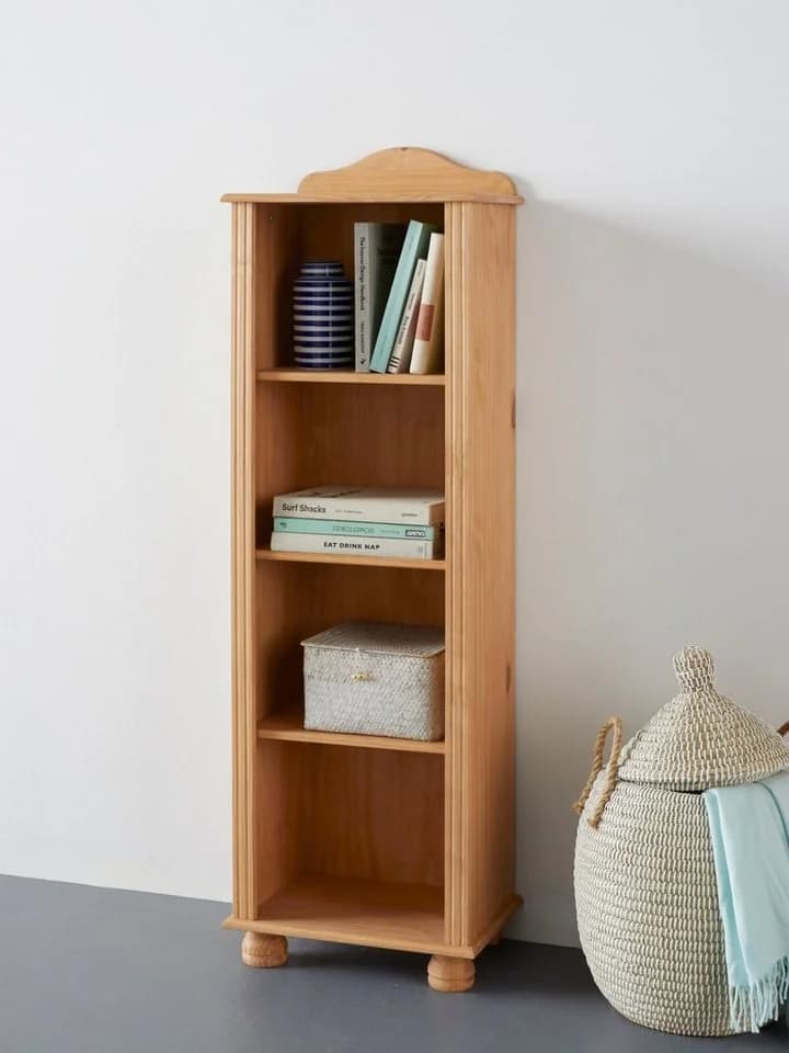 OTTO HOME Bücherregal Mette Braun Natur gebeitzt 140cm - Bild 3