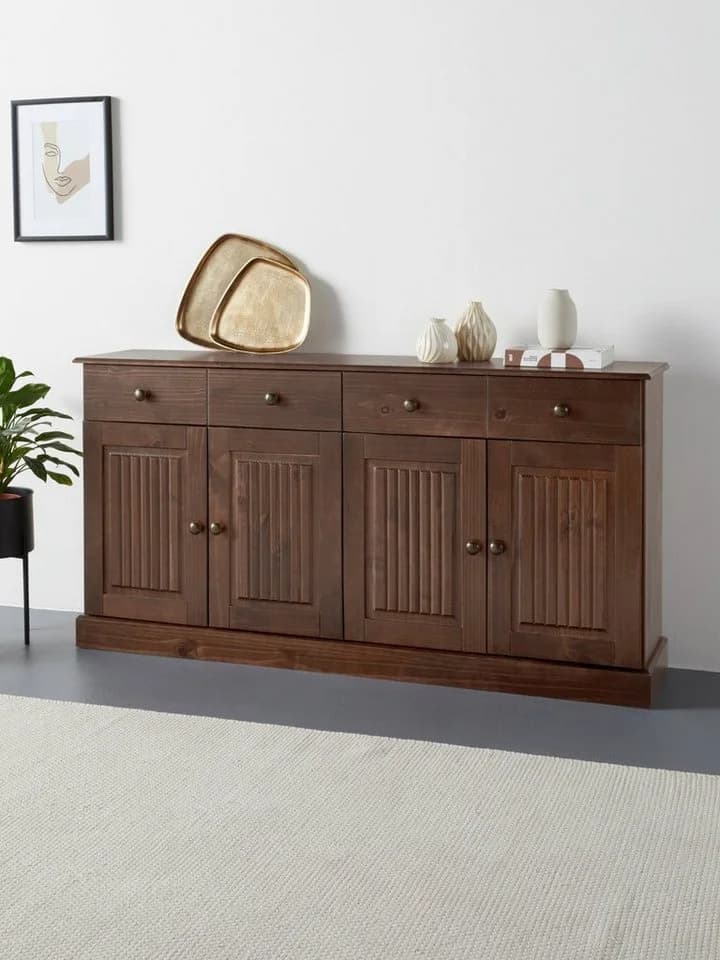 OTTO HOME Sideboard Liotta Braun FSC Massivholz - Bild 2