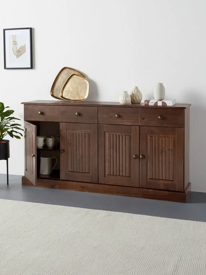 OTTO HOME Sideboard Liotta Braun FSC Massivholz - Bild 3
