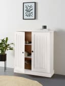OTTO HOME Garderobenschrank Liotta Weiß Massivholz Bild 3