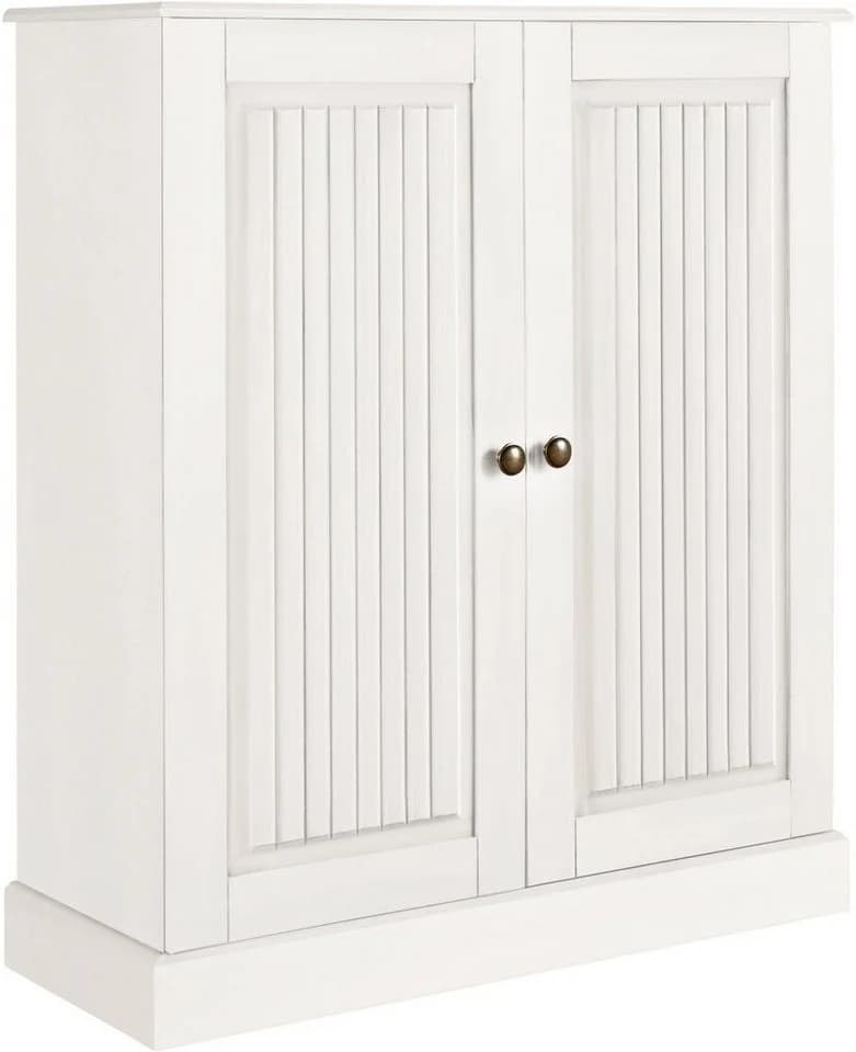 OTTO HOME Garderobenschrank Liotta Weiß Massivholz - Bild 4