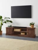 Home affaire Lowboard Liotta Kommode mit Kabeldurchgang + 1 lose Einlegeboden Massives Kiefernholz Bild 1