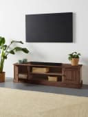 Home affaire Lowboard Liotta Kommode mit Kabeldurchgang + 1 lose Einlegeboden Massives Kiefernholz Bild 5