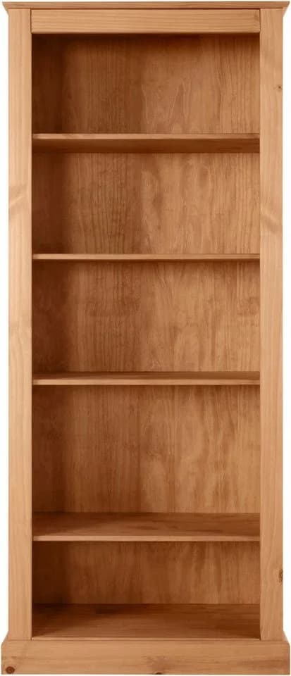 OTTO HOME Liotta Bücherregal Massivholz Beige Natur Gewachst