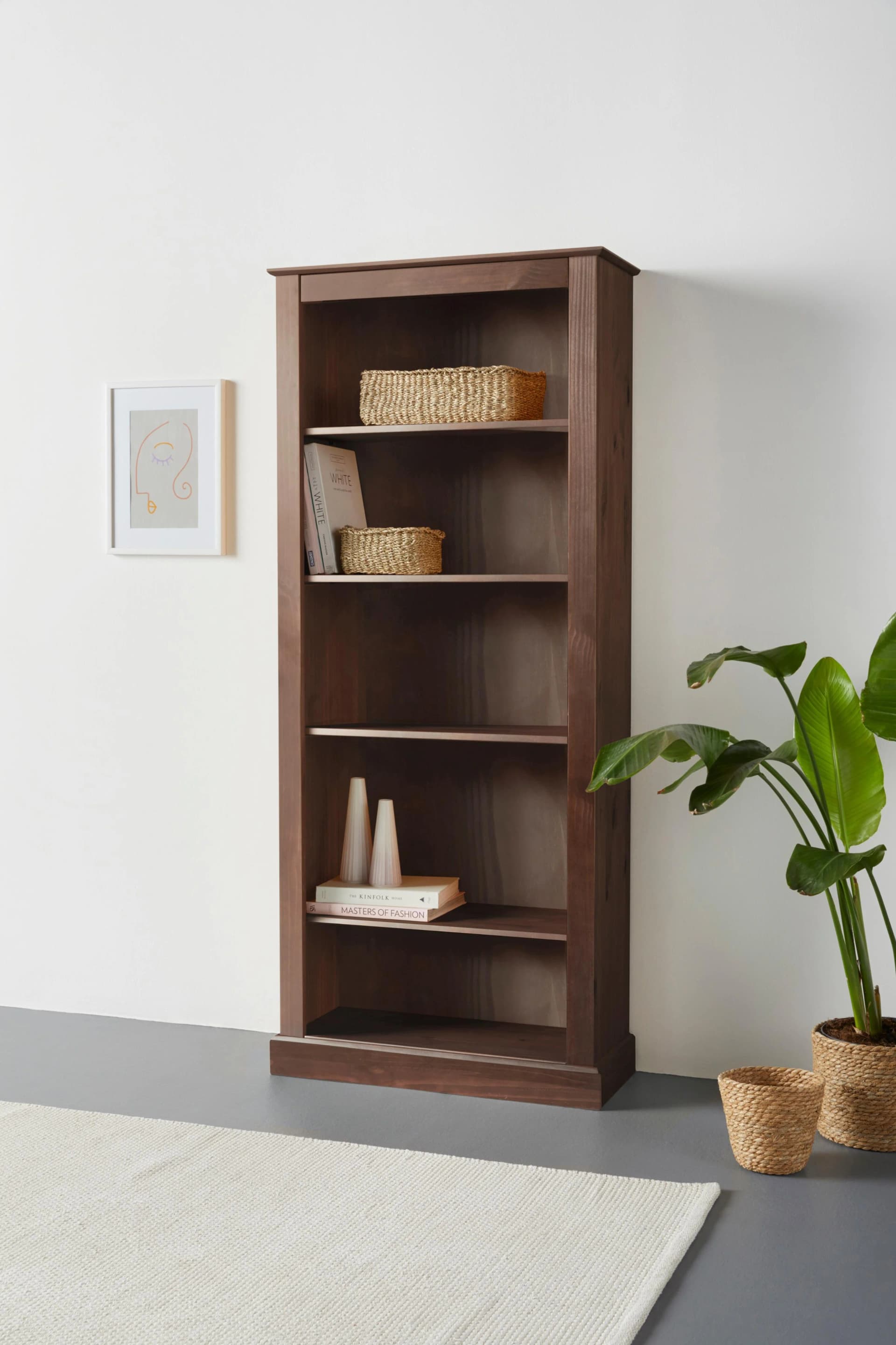 OTTO HOME Bücherregal Liotta Braun Massivholz Kiefer - Bild 5