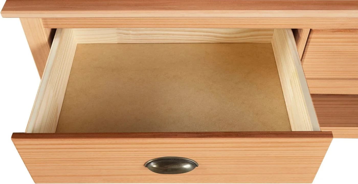 Couchtisch OTTO HOME Schröder Kiefer Beige 2 Schubladen - Bild 5