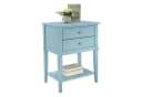 loft24 Beistellschrank Franklin Grau 2 Schubladen MDF Bild 3