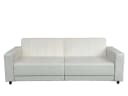 DOREL HOME Allie II Schlafsofa 3-Sitzer Creme mit Schlaffunktion Bild 1