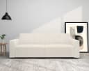 DOREL HOME Allie II Schlafsofa 3-Sitzer Creme mit Schlaffunktion Bild 2