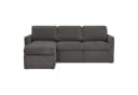 DOREL HOME Ecksofa NORDHUS L-Form Anthrazit mit Stauraum Bild 1